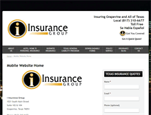 Tablet Screenshot of iinsurancegroup.com